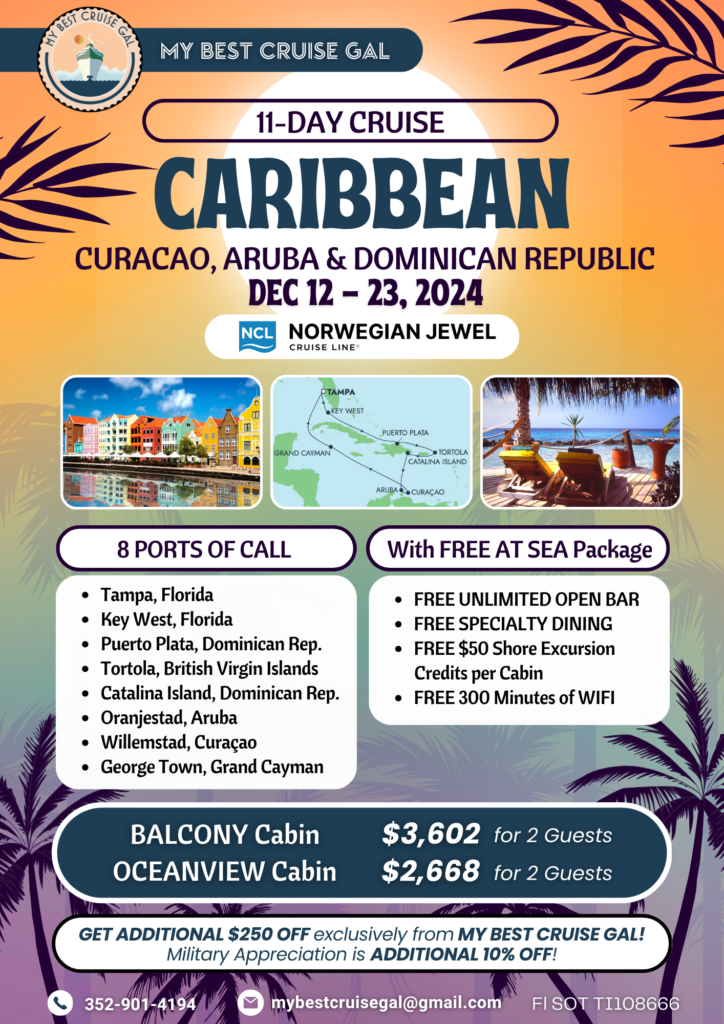 Caribbean: Curacao, Aruba, & Dominican Republic