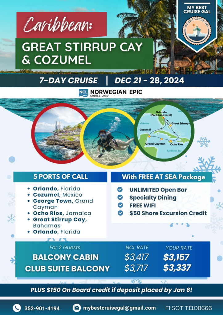 Great Stirrup Cay & Cozumel