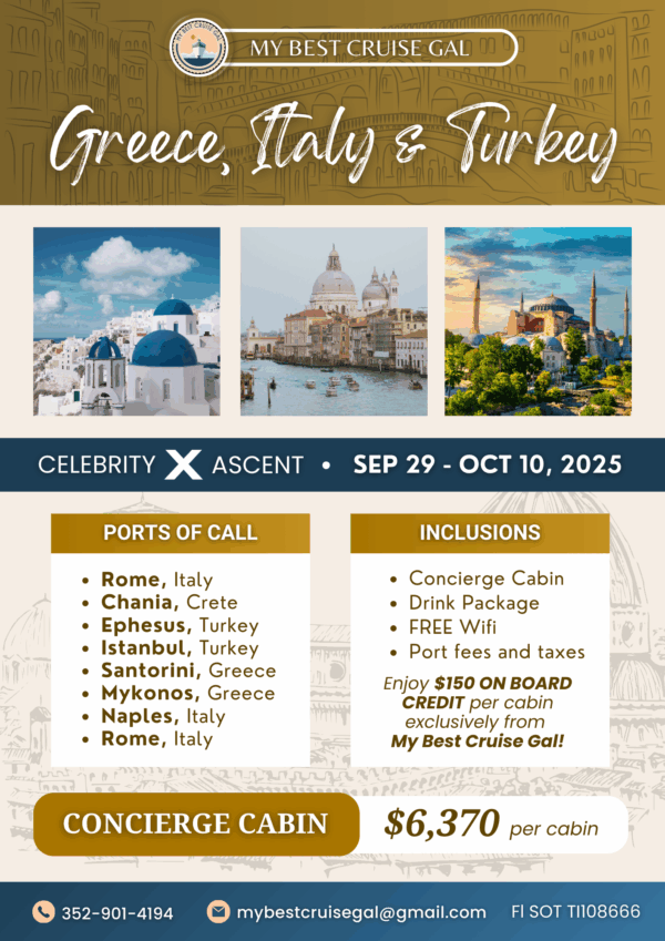Greece, Italy, & Turkey