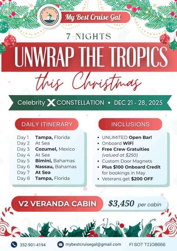 Unwrap the Tropics this Christmas: Cozumel & Bahamas