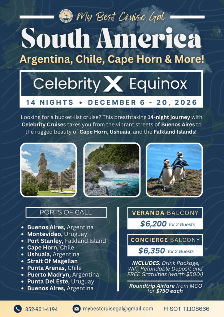 South America: Argentina, Chile, Cape Horn, & More